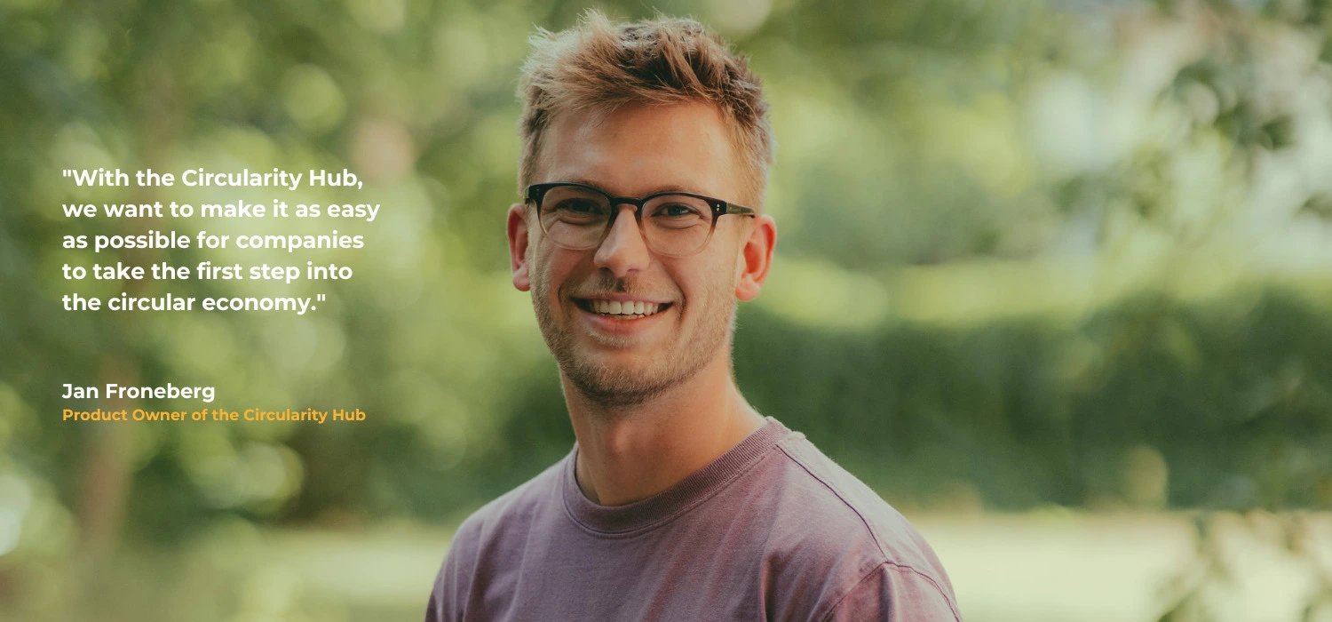 Jan Froneberg Product Owner Circularity Hub