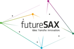 futureSAX Logo:  Zusammenarbeit mit der Innovationsplattform des Freistaates Sachsen.