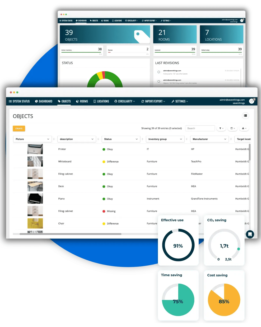 Asset Manager for public authorities, schools and administration offices