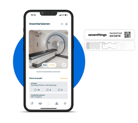 Inventarisierung mit Etiketten von seventhings
