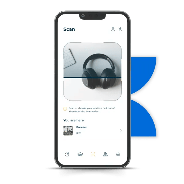 Scan assets with your smartphone camera