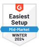 G2 Badge Easiest Setup