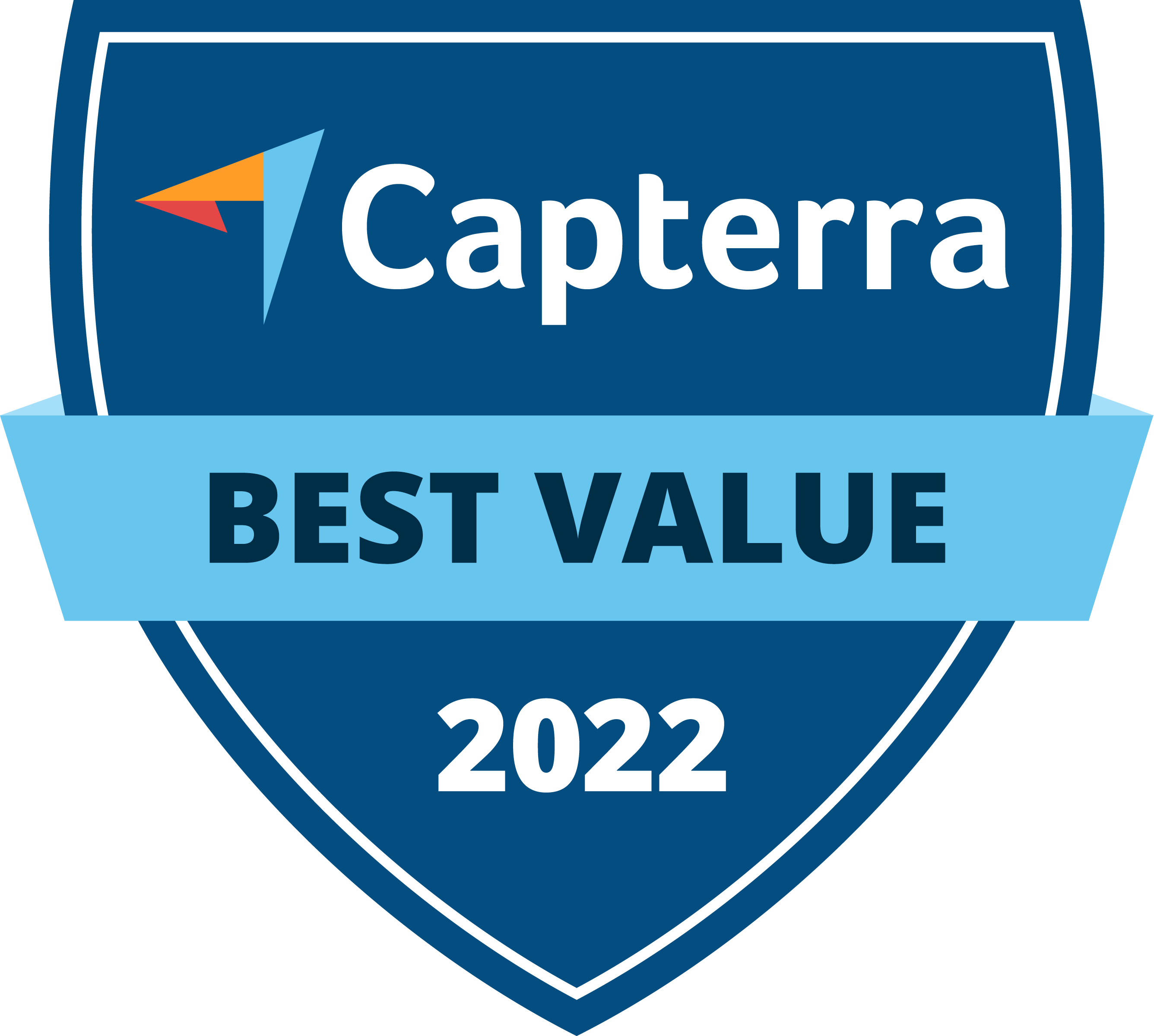 Capterra Badge Best Value 2022