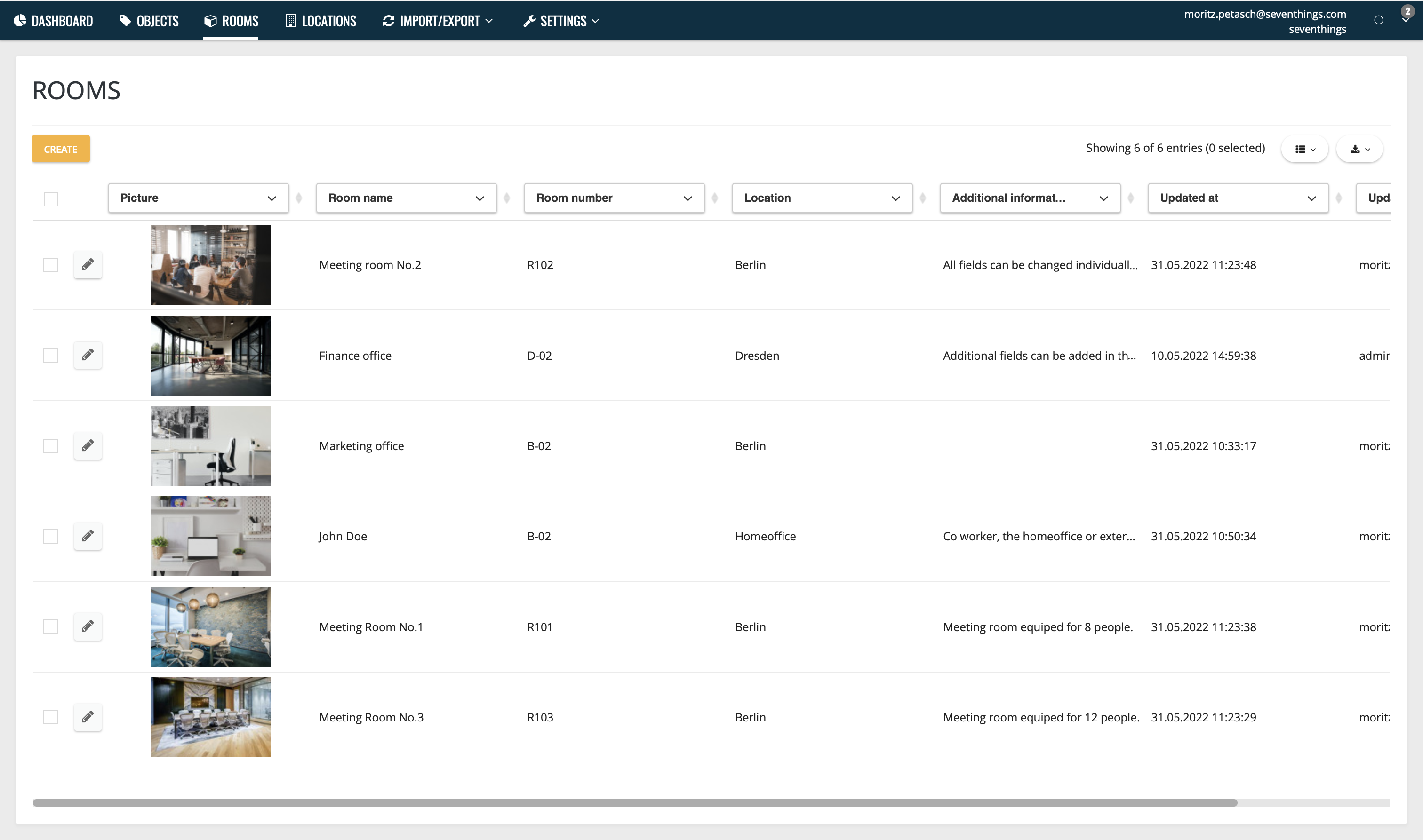 Clear location management